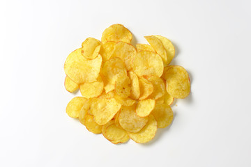 Heap of potato chips