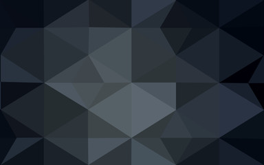 Dark gray polygonal design pattern, which consist of triangles and gradient in origami style.