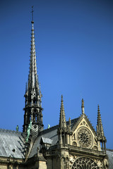 Fototapeta na wymiar Notre Dame tower