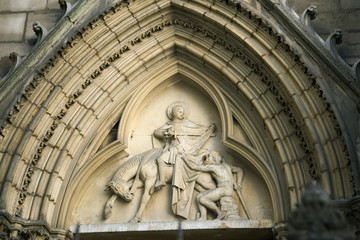 Detail from Notre Dame, Paris