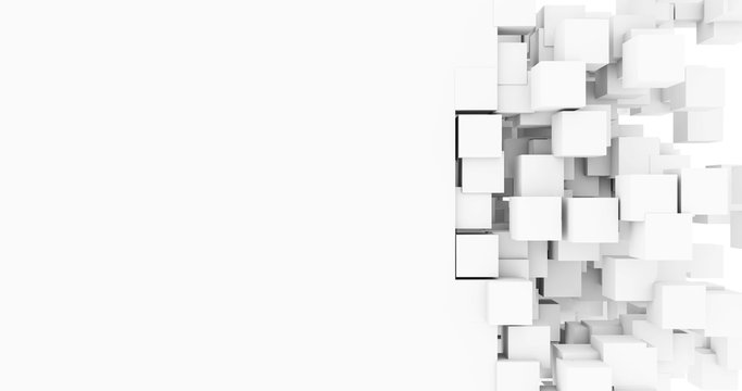 Cube cover horizontal |<4K><30fps><Loop><no alpha>|