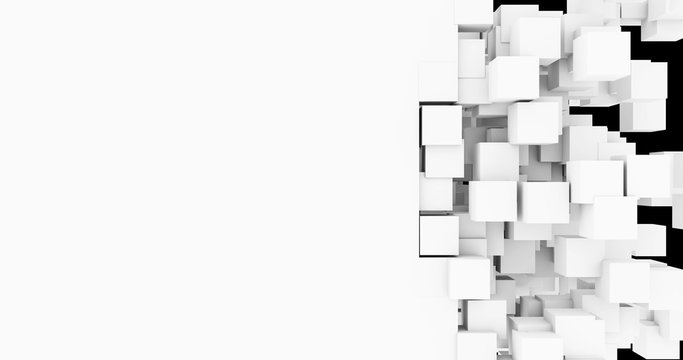 Cube cover horizontal |<4K><30fps><Loop><alpha>|