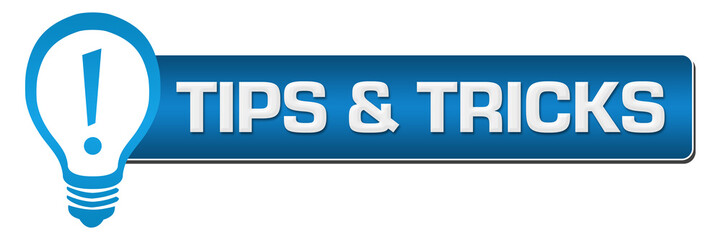 Tips And Tricks Blue Horizontal Blue 