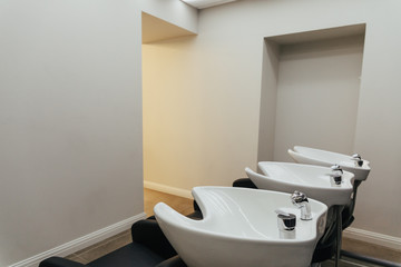 Interior of luxury beauty salon