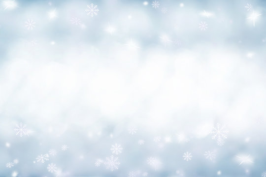 Perfect abstract winter background with snowflakes