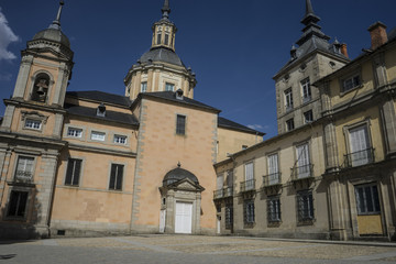 Obraz premium Castle, Palacio de la Granja de San Ildefonso in Madrid, Spain.