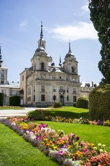 Palacio de la Granja de San Ildefonso in Madrid, Spain. beautifu