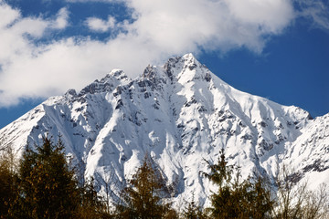 Fototapeta premium Alpine Alps mountain landscape