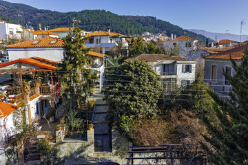 Fototapeta premium Panorama of old town of Xanthi, East Macedonia and Thrace, Greece