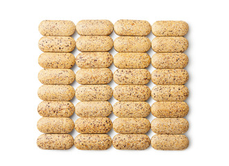 Group of pills isolated