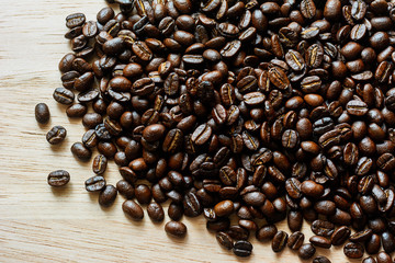brown coffee, brown coffee on wooden background