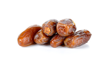 Date palm isolated on the white background