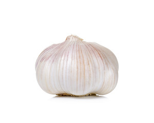 Garlic isolated on the white background