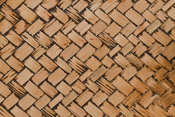 Woven bamboo texture for pattern and background