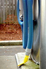 Car wash vaccum displayed outdoors.