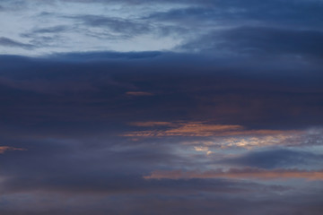 sunset sky dramatic background, colorful twilight sky