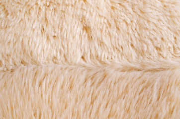 Background of beige fur