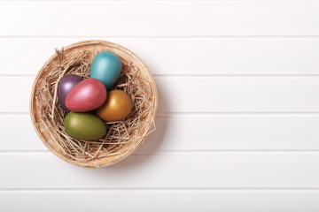 colourful easter eggs