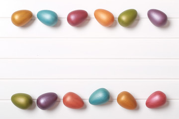 colourful easter eggs