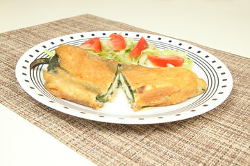 Pepper stuffed