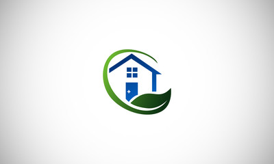  Green House leaf logo