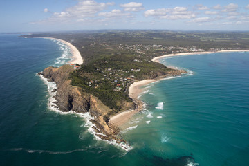 Byron Bay from the sky