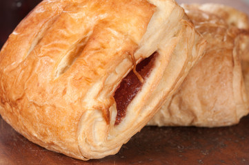 Pie with jam