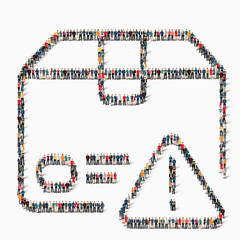 people vector mail parcel