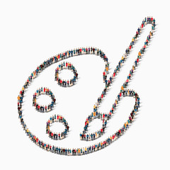 palette people vector