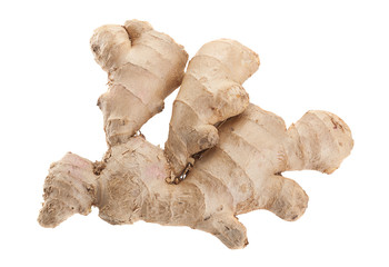 Ginger spice root isolated