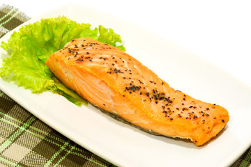 Salmon steak