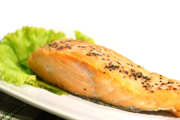 Salmon steak