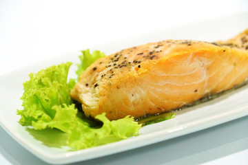 Salmon steak