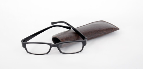  fashion eyeglasses on a white backfround