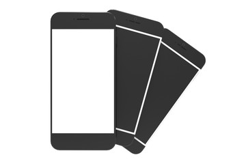  modern design Smart Phone and laptop Digital Tablet isolated