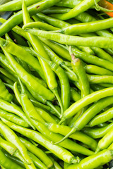 Green chilli background.