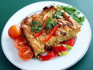 cabbage with mushrooms au gratin