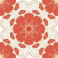 Bright lace seamless pattern