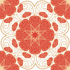 Bright lace seamless pattern