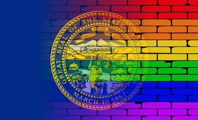 Rainbow Wall Nebraska