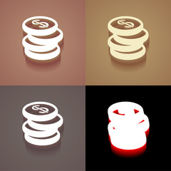 3_Vintage_Icons_With_Long_Shadow © vempireart