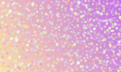 Spring background is of multicolored flowers.Vector