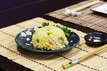 Healthy food fried rice 