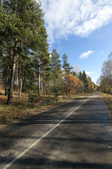   small paved road  