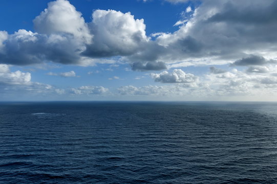 Fototapeta Atlantic ocean view from Cape of good hope hill, South Africa