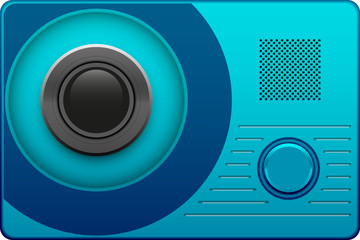  Action Camera icon abstract vector isolated icon eps 10