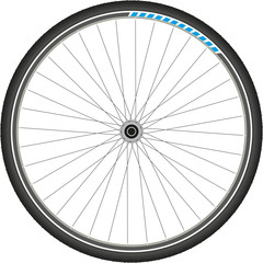 bicycle wheel abstract vector illustration isolated eps 10