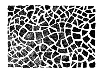 Stock vector hand drawn abstract animal skin imitation print pat