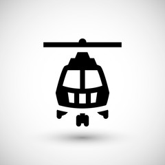Helicopter symbol icon