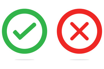 Check Mark, Wrong Mark Icons